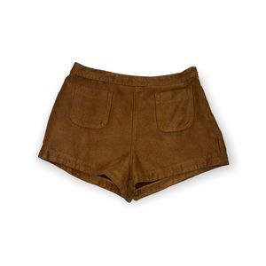Hollister Brown Suede Shorts, Size 9